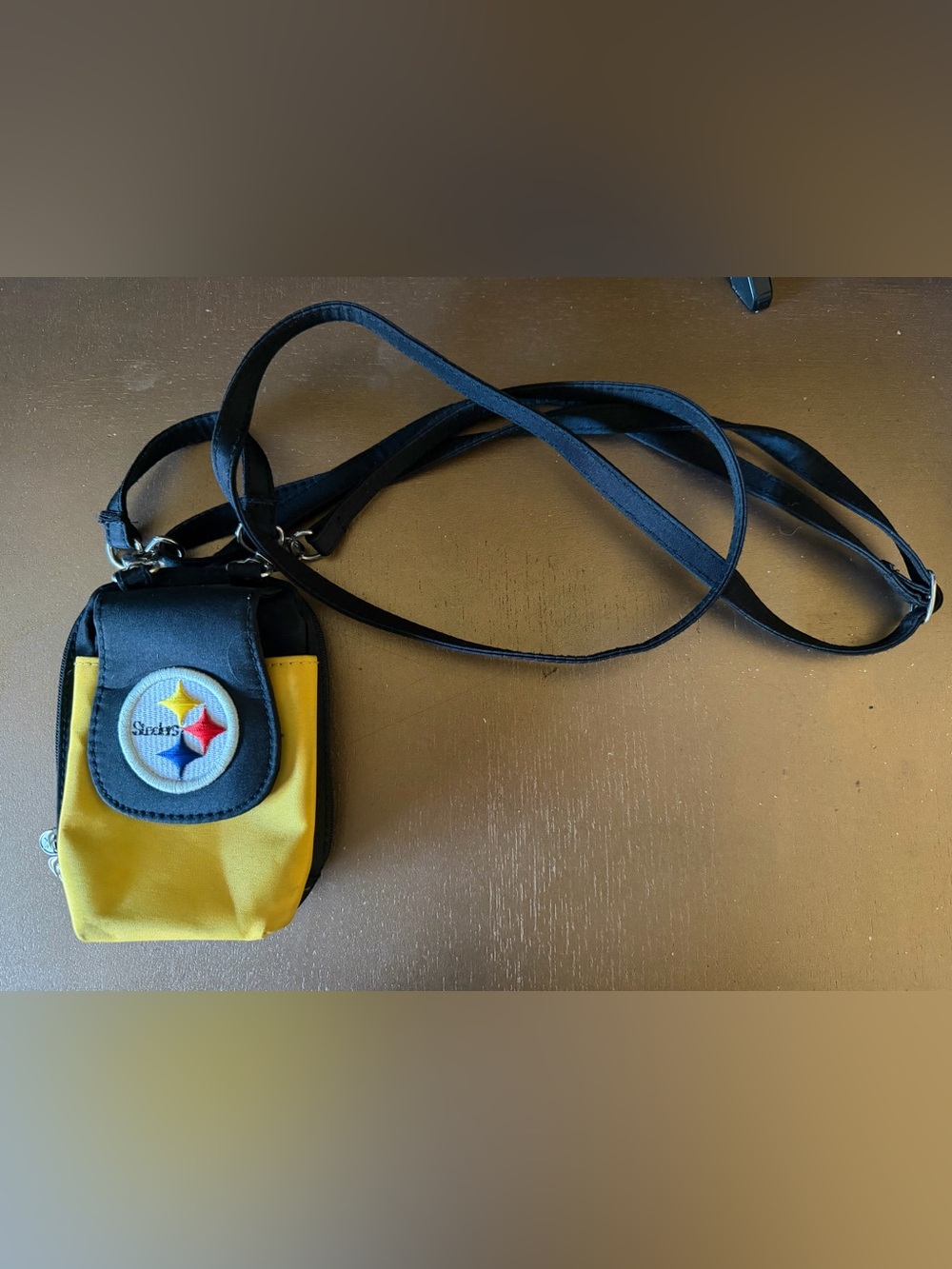 Little Earth Steelers Black & Gold Crossbody Bag